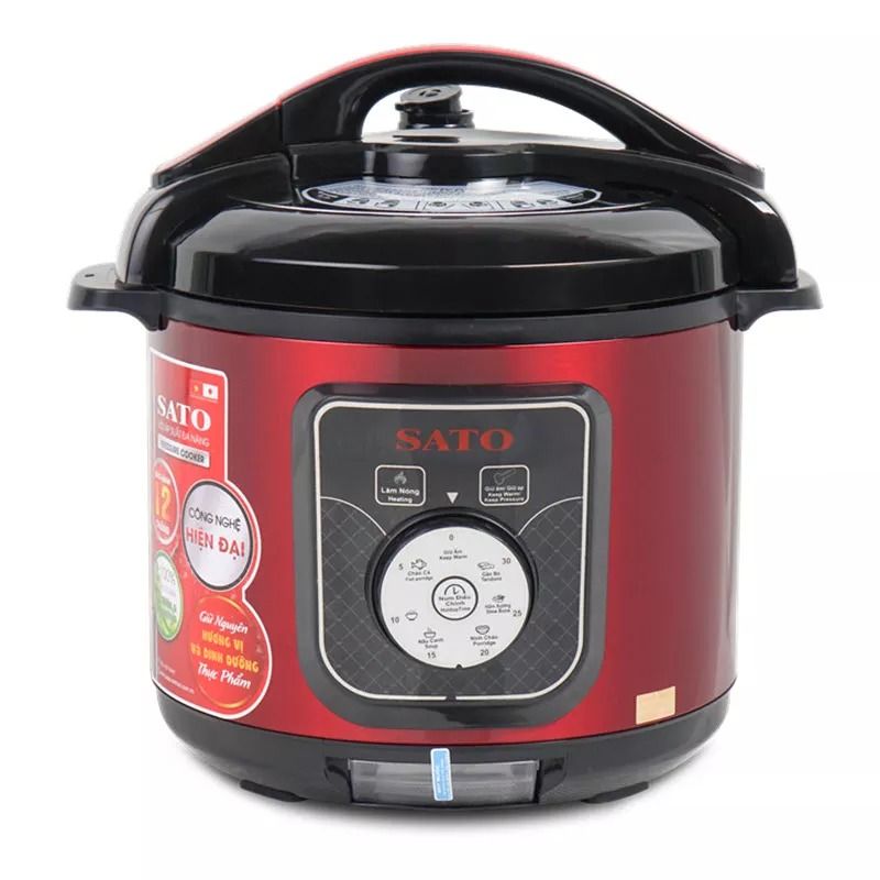  Nồi áp suất đa năng SATO 6AS011 - Dung tích 6.0L - Bảo hành 12 tháng